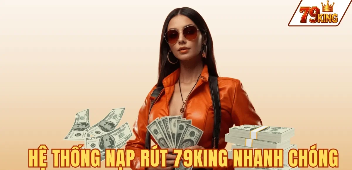 Nạp rút 79KING Hệ thống nạp rút 79KING Auto Banking 30 giây qua ngân hàng ví điện tử USDT TRC20